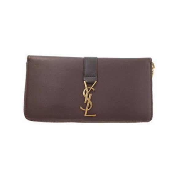 SAINT LAURENT PARIS YSL Zip Wallet Long - Picture 1 of 5